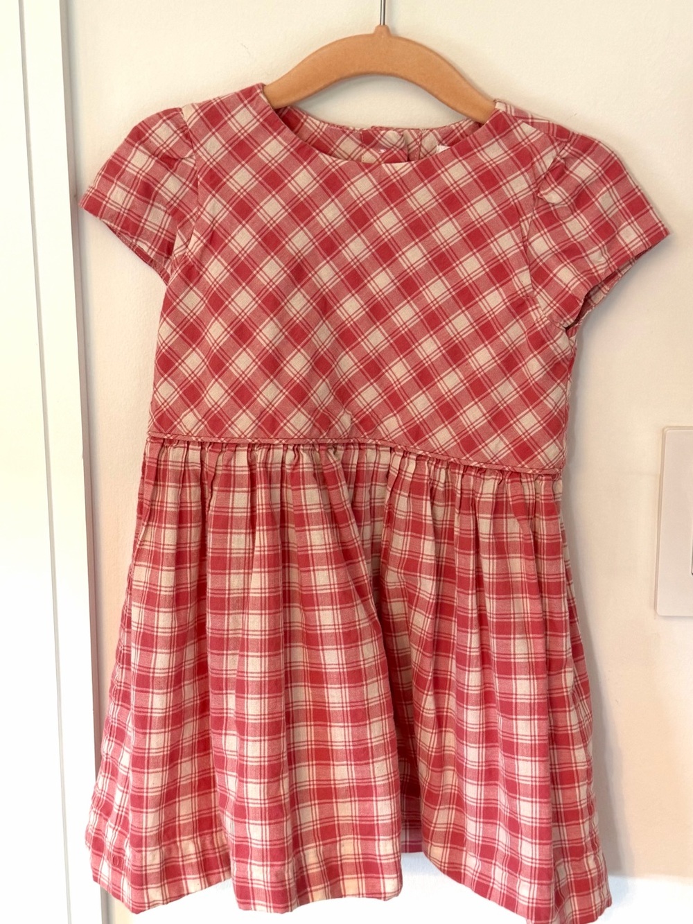 Polo Ralph Lauren Baby Girls Gingham Cotton Madras Dress with Bloomers